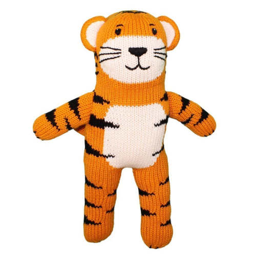 Knitted Tiger Rattle and Toy – Southern Heirs Kids