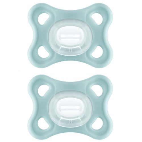 0-12M - MAM Comfort Pacifiers, Best Pacifier for Breastfed Babies, Unisex Silicone Pacifier - Ice Water