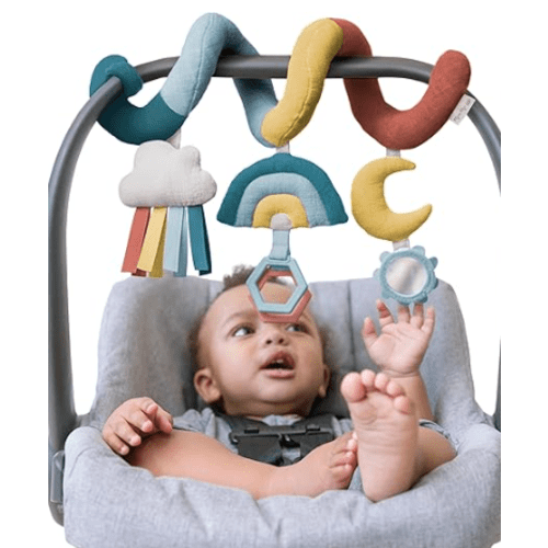 Itzy Ritzy Spiral Car Seat & Stroller Activity Toy - (Rainbow)