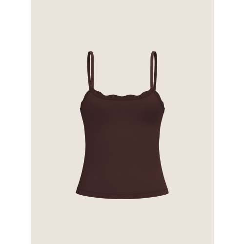 Leakproof Scallop Cami