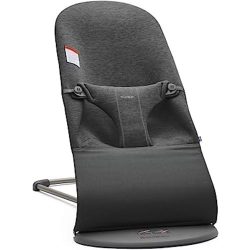 BabyBjörn Bouncer Bliss, 3D jersey, Charcoal gray