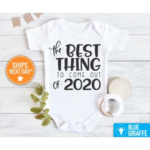 Best Thing To Come Out of 2020 Bodysuit, Pandemic Baby Clothes, Pandemic Onesie, Social Distancing Baby Clothes