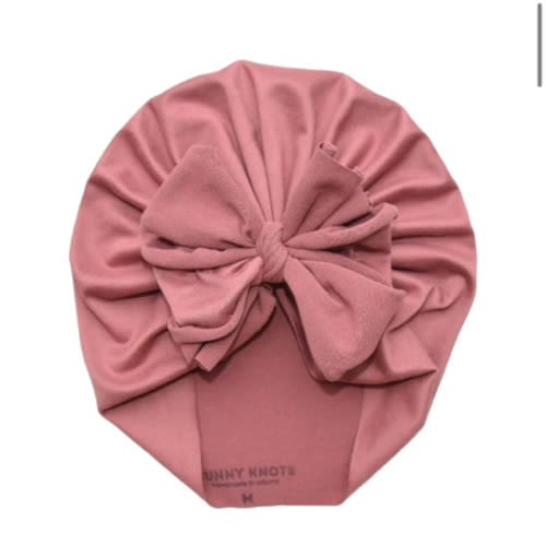 Nella | Mauve | Classic Headwrap – Bunny Knots
