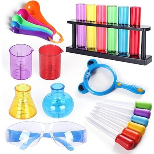 Science Kits for Kids 3-5 Test Tube Droppers for Kids Chemistry Set