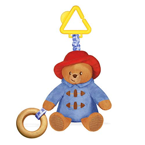 YOTTOY Paddington Bear Collection | Baby Activity, Teething & Multi -Sensory Rattle Stroller Toy – 8.5”H