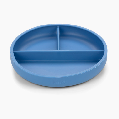 Lalo Suction Plate - Blueberry, 1