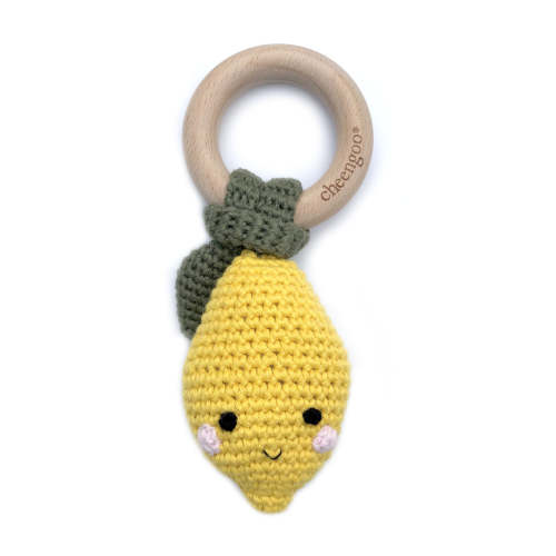 Lemon Teething Rattle – Cheengoo