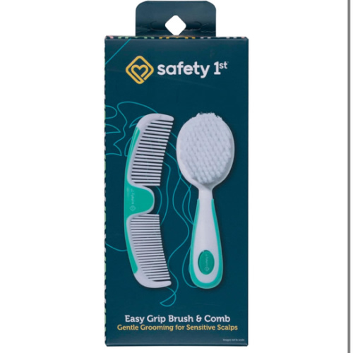 Safety 1st Easy Grip Brush and Comb, Colors May Vary