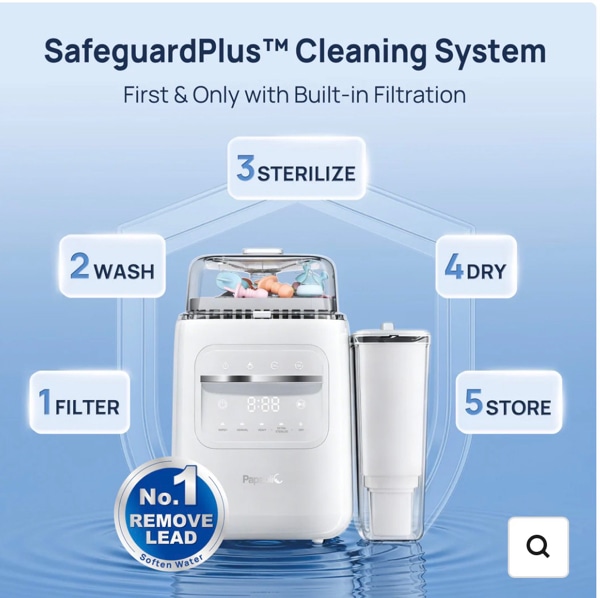 SafeguardPlus™ Baby Bottle Washer System