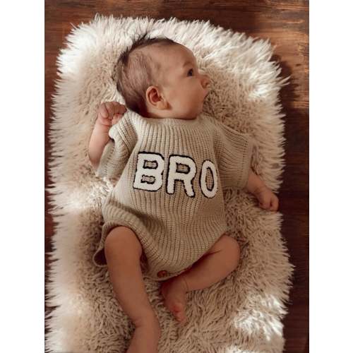 Bro Sweater Romper | Cocoa