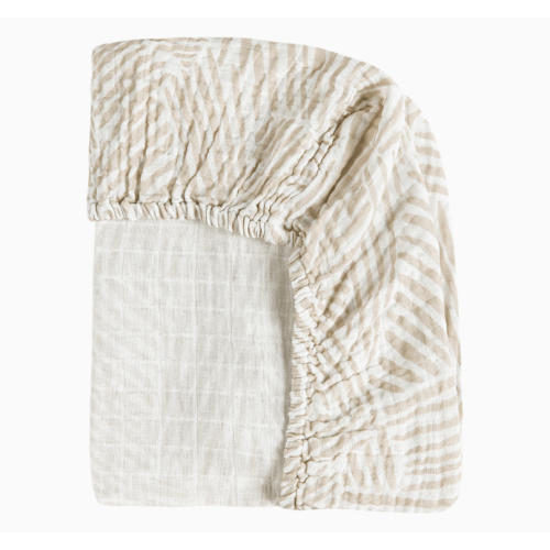 Babyletto All-Stages Bassinet Sheet in GOTS Certified Organic Muslin Cotton