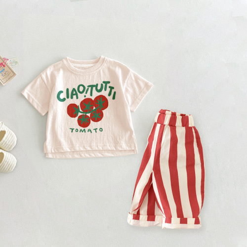 12-18 Months - CIAO TUTTI Baby 2-Piece Tomato Casual Pants Set