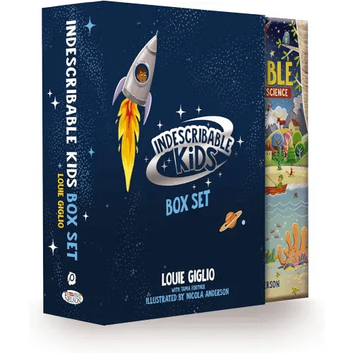 Indescribable Kids Box Set with Poster (Indescribable, How Great Is Our God, The Wonder of Creation): Includes 3 Devotionals About God and Science!