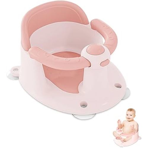 Baby Bath Seat for Babies 6 Months & Up, Bath Seats for Babies Sitting Up, Open Design, Non-Slip, Compact Toddler Bath Seat.