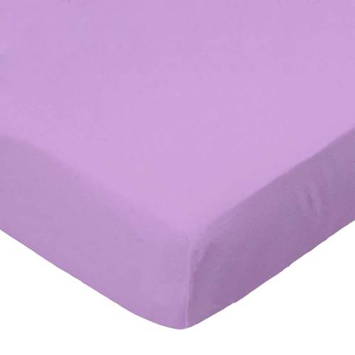 SheetWorld Fitted Pack N Play Playard Sheet Compatible with Silver Cross Slumber Travel Crib 29 x 40 inches, 100% Cotton Woven, Solid Lilac Woven
