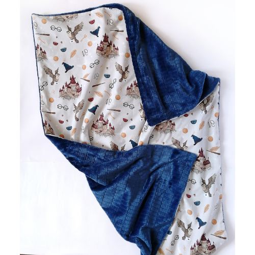 Harry Baby Blanket, Magic Baby Shower Gift, Gender Neutral Baby Blanket