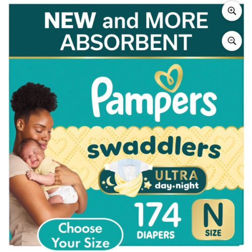 Pampers Swaddlers Ultra Diapers, Size Newborn-Samsclub.com