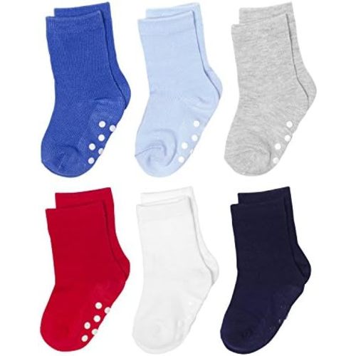 Silky Toes Non-Skid Baby Girl Boy Toddler Socks Multi Pack, Baby Gift Set