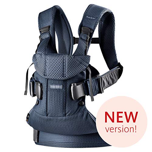 BabyBjörn Baby Carrier One Air, 3D Mesh, Navy Blue, One Size(Pack of 1)