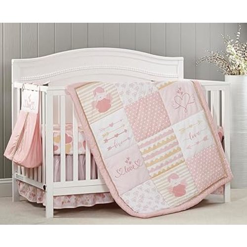 Oxford Baby Baby Love 4 Pc Baby Crib Nursery Bedding