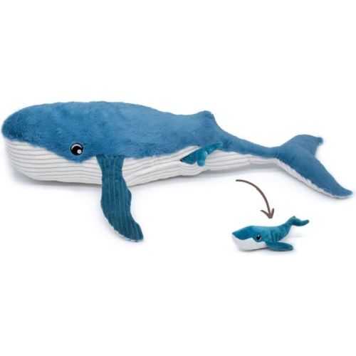 WHALE - MOM & BABY - BLUE - Les Ptipotos | Maisonette
