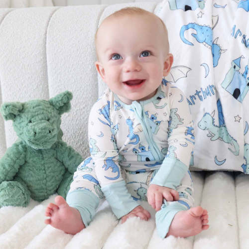 Convertible Zip Romper - 0-3