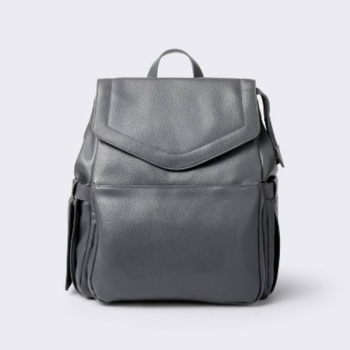 Flap Top Diaper Backpack - Gray - Cloud Island™