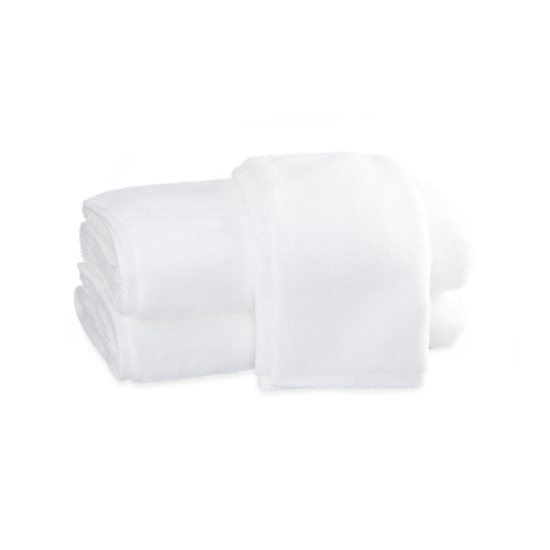 Milagro Towels - Washcloths - White