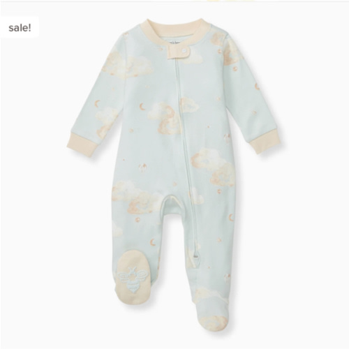 Good Night Sky Organic Cotton Sleep & Play - Ice Flow – Burt's Bees Baby