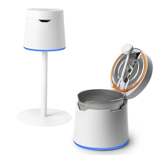 Carepod One Plus with Stand - Stainless Steel Humidifier for Large Room with Mood Light, Quiet & Safe for Baby, Only 3 Washable Parts, Easy to Clean Ultrasonic Cool Mist Humidifiers for 30Hrs, 1Gal/4L