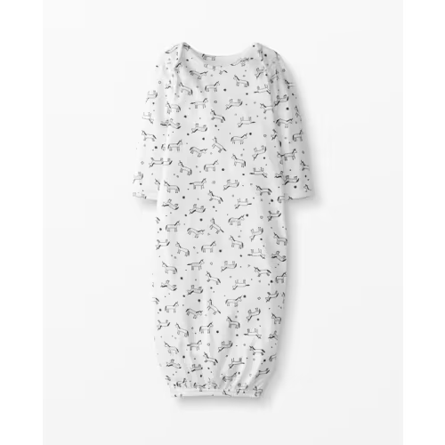 Little Sleeper Gown In Organic Cotton | Hanna Andersson | Hanna-Me-Downs