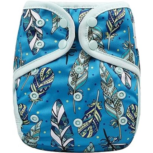 OsoCozy One Size Reusable Cloth Diaper Cover - For Babies 8-35lbs