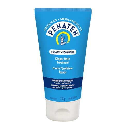 Penaten medicated creamy diaper rash treatment, Penaten Medicated Diaper Rash Cream for Baby, Zinc Oxide Cream, oothe, Heal & Treat, 113g