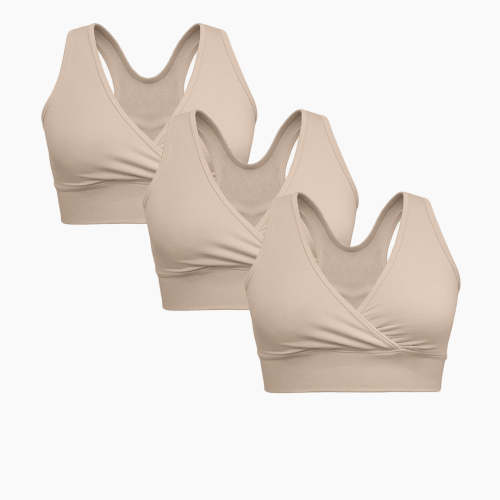 Wash Wear Spare® French Terry Sleep Nursing Bra 3 Pack