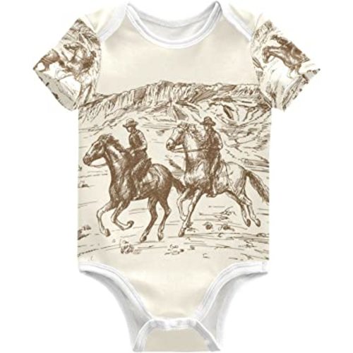 Ollabaky Unisex Baby Bodysuits Short-Sleeve Cotton Baby Clothes for Girls Boys 0-24 Months