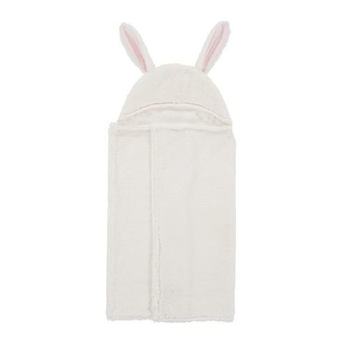 Bunny Faux Fur Baby Hooded Towel