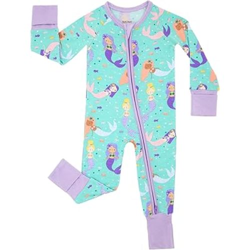 Little Sleepies Pajamas for Baby Boys & Girls, Viscose from Bamboo Baby Pajamas, Snug Baby Sleeper, Toddler PJs, 2-Way Zipper
