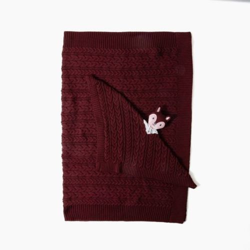 Picolette by Olivia Culpo Blanket + Lovey Gift Set - Pink Fox