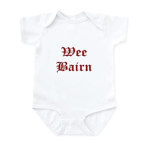 CafePress Wee Bairn Infant Bodysuit Cute Infant Bodysuit Baby Romper