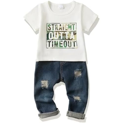 Baby Boy Clothes Toddler Infant Boys Outfits Shirt Top Pants Clothing Sets