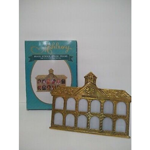 Ashbury Brass Picture Frame 1st-12 ALL Grades Photos Hanging School House CNOTE