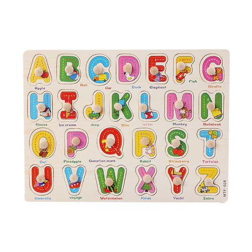 Zpanxa Toys Baby Toddler Kids toys Wooden Number Lette Puzzle Jigsaw Early Learning Baby Kids Educational Toys E Toys for Boys Girls 1-3 3-5 4-6 6-8 Christmas Gifts