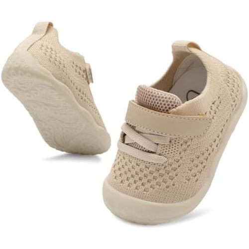 LeIsfIt Baby Shoes Girls Boys First Walking Shoes Infant Sneakers Crib Shoes Lightweight Non-Slip Shoes