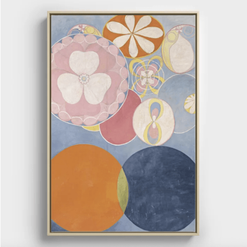 "Childhood" By Hilma Af Klint Framed Canvas