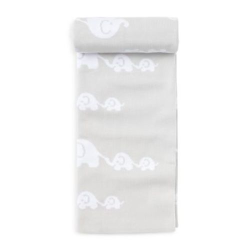 Unisex Elephant Print Blanket - Baby