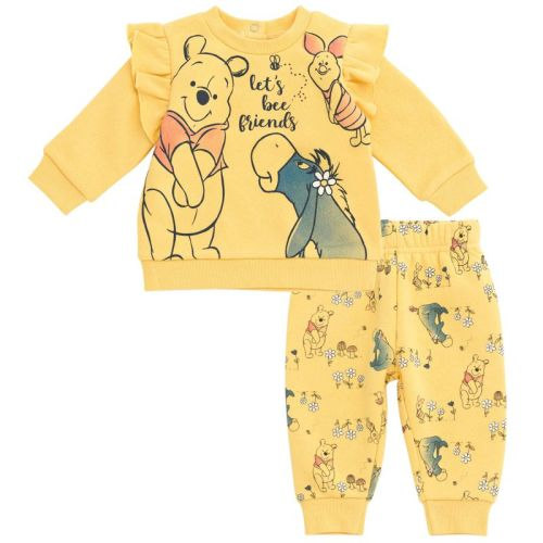 Disney Daisy Duck Minnie Mouse Christmas Toddler Girls Fleece Sweatshirt And Jogger Pants Outfit Set Baby Pink 2t