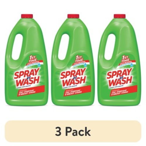 (3 pack) Spray 'n Wash Pre-Treat Laundry Stain Remover Refill, 60oz Bottle Size