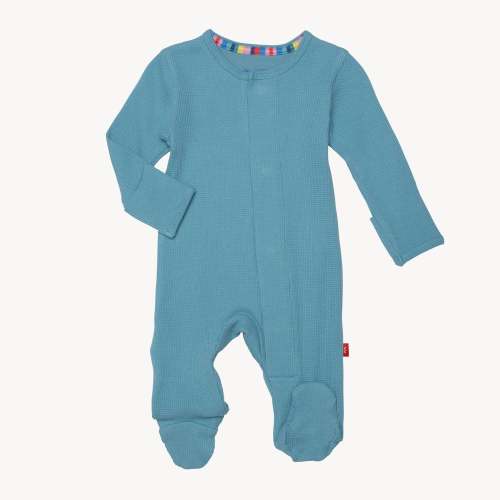 Waterfall Waffle Modal Magnetic Footies (0-3M)