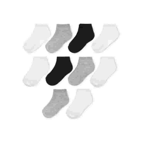 Wonder Nation Boys Ankle Socks, 10 Pack, Size 0M- 5T