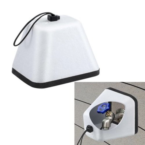 1Pack Outdoor Faucet Covers for Winter, Heavy Duty Faucet Spigot Covers Winter Insulated, Reusable Outdoor Faucet Covers Hose Bib Covers for Winter Freeze Protection